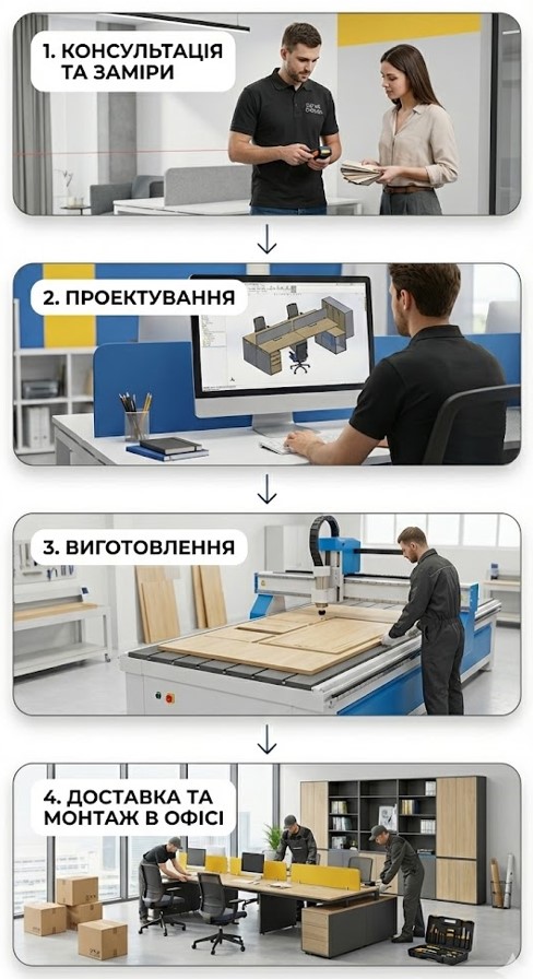 процес замовлення меблів
